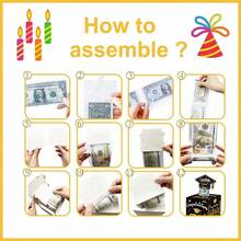 Quà Tốt Nghiệp, Hộp Quà Tặng Tiền Quý, Bộ Quà Tặng Tiền Bất Ngờ Vui Nhộn dành cho Nam Sinh Viên, Nữ Sinh Viên Cao Học, Chúc Mừng Tốt Nghiệp Màu Đen Vàng - Mũ tiến sĩ - Xem 4