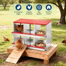 Farm Animal Coop - Red - View 4