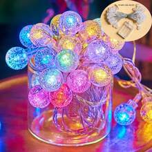 1条1.5米/3米/6米家居装饰LED仙女透明泡泡水晶球串灯,适用于家居装饰、卧室装饰、房间装饰、婚礼装饰、生日装饰,可用于婚礼装饰、卧室装饰、派对装饰、母亲节装饰、音乐节装饰,透明泡泡水晶球,营造温馨浪漫的氛围,适用于客厅、桌子、墙壁、节日悬挂装饰 - 透明氣泡球 - 查看 18
