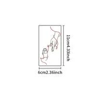 1pc Waterproof & Smudge-Proof Tattoo Sticker, PVC Faux Pet Bonding Tattoo Sticker, Suitable For Daily Use - Black - View 5