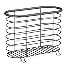 MetroDecor mDesign periódico y revistero para baño Oficina Entrada Negro Mate - Negro mate - Ver 7