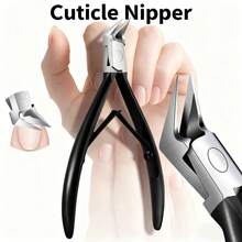 1/3/5pcs Stainless Steel Elbow Nail Clipper Non-Slip Rubber And Plastic Handle Nail Clipper Large Opening Single Clipper Set - B-Black - View 2