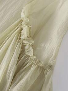 Annil Sweet And Dreamy Sleeveless Dress For Girls, Perfect For Summer. - Spring Mountain Apricot - View 4