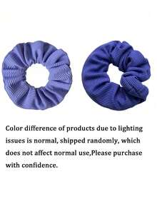 1pc Multifunctional Headband With Hidden Zipper Pocket - Fleece Hair Scrunchie, Minimalist Solid Color Hair Tie With Concealed Storage Pocket, Soft Striped Knit Fabric Hair Band, Durable Elastic, Hidden Pocket Headband, Suitable For Storing Keys, Cash, Lipstick And Other Small Items, Multipurpose Storage Bag, Travel Essential - Multicolor - View 7