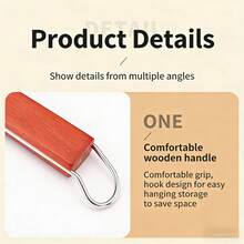 1个香肠夹，多功能烧烤香肠夹，均匀加热，防滑，不锈钢耐热设计，卫生易清洗，适合户外露营、野餐、烧烤，省时省力，适用于各种香肠，夹持稳固，提高烧烤效率，厨房烧烤通用，便携，适合初学者，是制作美味香肠的必备烧烤工具。 - A - 查看 7