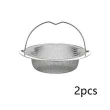 1/2/3 pezzi Filtro per lavandino in acciaio inossidabile, Filtro per scarico del lavello da cucina, Raccoglitore di rifiuti alimentari adatto alla maggior parte degli scarichi del lavello, Cestello filtro per lavello da cucina, Accessori per la cucina, Gadget da cucina, Accessori per il bagno, Coperchio per scarico del bagno - Multicolore - Visualizzare 10