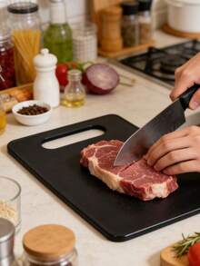 3pcs Kitchen Plastic Cutting Boards, Soft Cutting Mats, 100% Non-Slip Chopping Boards For Meat And Vegetables, Dishwasher - Multicolor - View 14