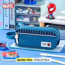 Disney Mickey Mouse Pencil Case, Retro American Style Denim Pencil Box, Minimalist Multi-Function Dirt-Resistant Large Capacity High-Quality Stationery Pouch - Single Piece - View 9