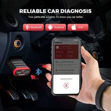 Foxwell Thinkcar Professional Bluetooth OBD2 Scanner | OE-Level Full System Scan | Bidirectional Control | 6 Essential Resets (ABS Bleeding/EPB/TPMS/SAS/Oil/Throttle) | UK 12V Vehicles | Gift For Car Enthusiasts - Thinksafe - View 9