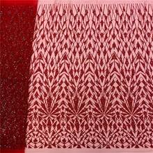 Vải ren thêu kim sa cao cấp kiểu châu Phi, vải ren voan Pháp thêu chất lượng cao dành cho cô dâu và chú rể trong đám cưới Nigeria năm 2026. - A - Xem 3