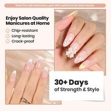 Beetles Builder Gel For Nails-Cover Nude Translucent 8 In 1 Nail Thickening Strengthening Building Apex - Builder Gel Kit HEMA Free - 查看 6
