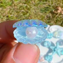 18pcs Versatile DIY Detachable Shoe Accessories, Suitable For Beach Shoes, Sandals, Slippers, Multifunctional Decorative Shoe Clips, Perfect Holiday Gift - Baby Blue - View 6