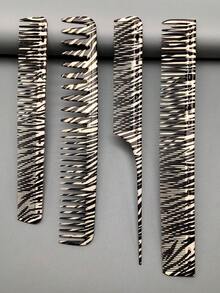 4件套美发造型梳套装，沙龙专业理发梳套装，美发师理发梳，必备家用美发工具，优质剪发梳，PC树脂材质，耐热防静电 - 彩色 - 查看 7