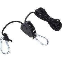 1 Set Polea de Elevación Ajustable Resistente con Cuerda, Tensor de Polea para Sujetar Carpa y Toldo, Equipo de Camping - Multicolor - Ver 4
