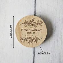 Bộ 10/20 chiếc dụng cụ mở nắp chai bằng gỗ sồi tùy chỉnh, dụng cụ mở nắp chai dán tủ lạnh từ tính cá nhân hóa, dụng cụ mở nắp chai cưới tùy chỉnh, quà tặng cho phù rể, quà lưu niệm tiệc tùng, quà tân gia. - Dụng cụ mở chai bằng gỗ sồi tròn - Xem 8