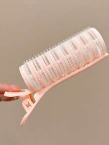 1pc Grid Hollow Hair Comb, Massage Comb, Anti-Static Large Curved Comb, Bone Comb, Curling Tube, Suitable For Natural Curly Hair, Creates Voluminous High Crown - Multicolor - View 8