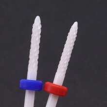Easy Nail 1/2Pcs Professional Rocket Shape Ceramic Nail Drill Bit – Durable Nail File Bit For Cuticle Care & Gel Polish Removal - Multicolor - View 4
