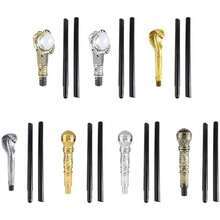 King Cobras Cane Egyptian Staff Scepter For Emperors Halloween Cosplay Costume Accessory Props King Scepter - Bronze Toe - View 6