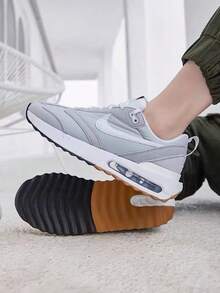 Giày chạy bộ Nike Air Max Dawn Retro cổ thấp, kiểu dáng thường ngày, màu xám/trắng, thích hợp cho nam giới, phù hợp cho việc đi lại trong thành phố. - xám - Xem 1