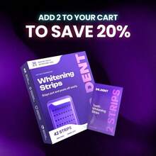 Teeth Whitening Strips, 7/21 Treatments, Non-Allergenic Formula, Peroxide-Free,  Enamel Care Kit. - 打條 - 查看 6