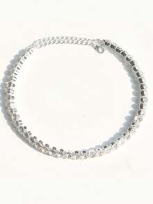 Jewelry Diamond Necklace, Versatile Everyday And Formal Wear Accessory - Silver - View 3
