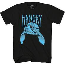 LILOS & STITCHS Hangry Face Graphic T-Shirt Tops For Women,Men Clothes,Girls Clothes,Girls Tops,Boys Clothes,Clothes For Girls,Summer Tops,Summer Clothes,Graphic Tee,Summer Holiday Outfits,Holiday Outfits For Women,Girls Holiday,Mens Holiday Clothes,Birthday Outfits - Black - View 1