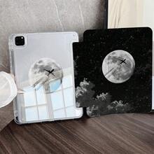 1. 星月与飞机图案平板电脑保护套，带笔槽，兼容 iPad 10.9/10.2/ Air 第五代/Pro 11/第十代/9.7/Air 2/（第七代）/（第八代）/ Air 4/5/ Pro 11/ 第十代 10.9 英寸 2022 款智能保护套/ Air 13（M3 2025）/ Air 11（M3 2025）/ Air 11（M3 2025）/ 11（A16 2025）/ 兼容 Galaxy Tab S10+/S9/A9，兼容小米 5/5PR/6/6PRO/7/7PRO - 彩色 - 查看 8