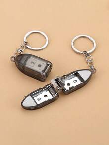 3pcs Travel Nail Clipper Set With Keychain, Thick Stainless Steel Portable Nail Clippers & File, Mini Folding Nail Trimmer Tool - Multicolor - View 7