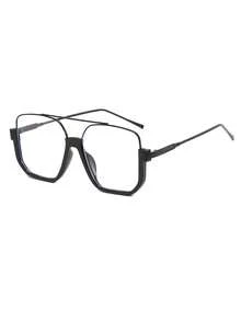 Top Bar Eyeglasses Clear Glasses Clear Glasses Accessories Glasses Accessories For Women - 黑色 - 查看 2