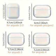 Minimalist Heart-Shaped Polka Dot + Pendant 4 Case/ Pro 3 Case/ Pro 2 Case/ 2 Case, Minimalist Women's Earphone Case, Fashion Women's Earphone Case, Apple Earphone Case, Apple Earphone Cover - Multicolor - View 9