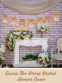 20pcs Wedding Party Game Props (10pcs Cards + 10pcs Pens) For Guessing The Bride's Wedding Dress, DIY Party And Gathering Activity Props, Props For Guessing And Painting The Bride's Wedding Veil, Wedding Party Favors - View 8