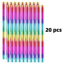 Bộ 10/20 bút chì gỗ màu cầu vồng, bút chì màu cầu vồng 4 trong 1, thích hợp cho trường học, học sinh, giáo viên, để phác thảo, vẽ nguệch ngoạc, tô màu, vẽ tranh. - Nhiều màu - Xem 11