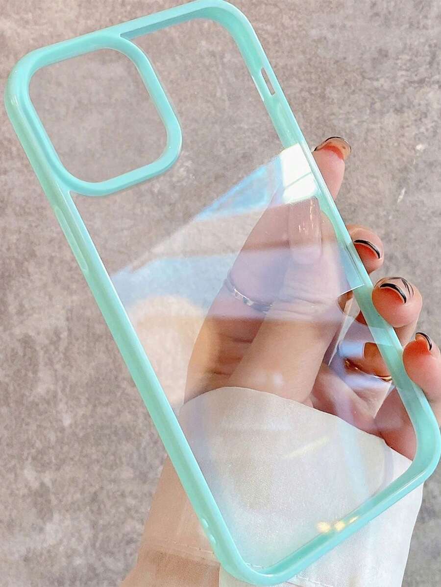 极简透明亚克力手机壳，兼容 17 Pro Max/17 Pro/17/17 Air/16 Pro Max/16/16 Pro/16 Plus/15/15 Pro Max/15 Pro/15 Plus/11/12/13/14 Pro Max/11 Pro Max/12 Pro/12 Pro Max/13 Pro/13 Pro Max - 薄荷綠 - 查看 1