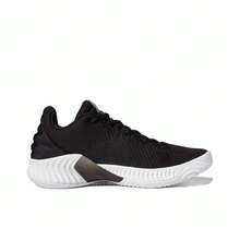 adidas Pro Bounce Low 低筒 休閒運動基礎籃球鞋 男款 白黑色 - 黑白 - 查看 2