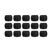 15个数据线整理夹，简约多功能绕线夹，适用于耳机、充电器等线缆 - 黑色 - 查看 7