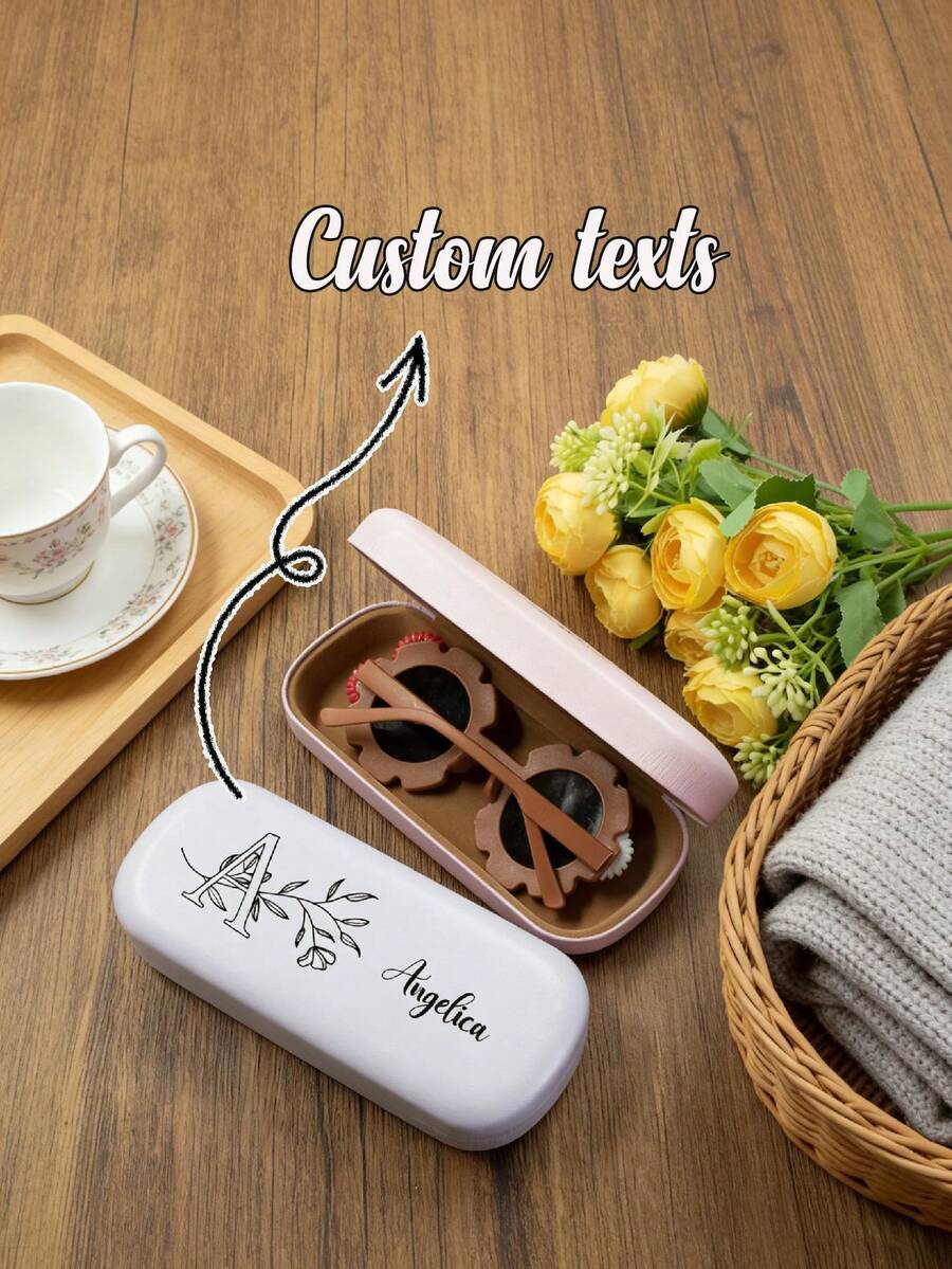 Hộp đựng kính có thể tùy chỉnh tên, Hộp đựng kính cứng in ảnh cá nhân, Hộp đựng kính thời trang cá nhân hóa, Hộp đựng kính, Hộp đựng kính cứng in ảnh đôi có thể tùy chỉnh, Hộp đựng kính, Thiết kế tối giản, Di động, Quà tặng sinh nhật, Quà tặng ngày Valentine, Quà kỷ niệm, Đa chức năng, Thời trang, Du lịch, Ngày của Mẹ, Quà tặng cặp đôi - Nhiều màu - Xem 1