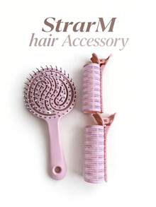 1pc Grid Hollow Hair Comb, Massage Comb, Anti-Static Large Curved Comb, Bone Comb, Curling Tube, Suitable For Natural Curly Hair, Creates Voluminous High Crown - Multicolor - View 10