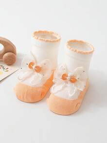 Neue weiche Schleifchen Baby Socken, nicht einengend, atmungsaktiv, geeignet für 0-1 jährige Mädchen, Prinzessinnenstil - Verschiedenfarbig - Übersicht 9