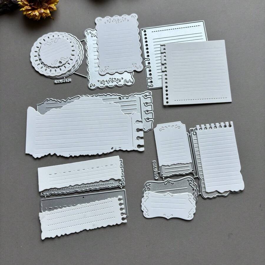 1pc Mini Loose-Leaf Cutting Die, Carbon Steel Template Suitable For DIY Handbook, Collage, Scrapbooking, Scrapbooking Supplies