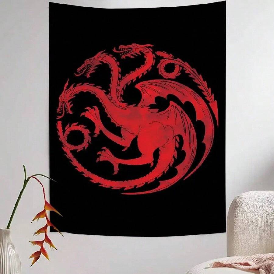 Game Of T-Thrones-S Tapestry For Living Room Home Dorm Decor Japanese Tapestry(9).Jpg - White - View 1