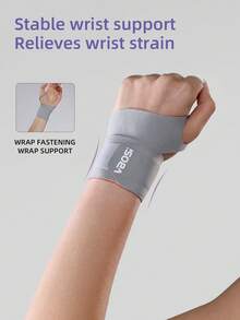 VBOSI 1 pieza Soporte de muñeca de compresión ajustable y delgado, adecuado para fitness, yoga, tenis, bádminton, unisex - Ver 6