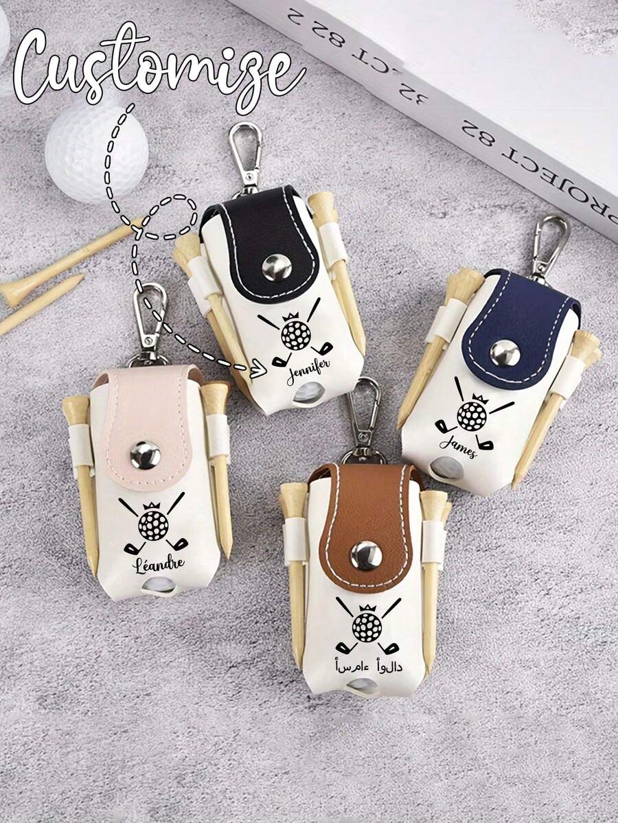 Custom Golf Bag, Personalized Fashion Golf Bag, Custom Golf Accessories, Groomsmen Gift, Golf Gift, Event Gift, Party Souvenir, Christmas Gift,Waist Golf Bag, Golf Storage Sleeve, Golf Ball Retainer,Golf Gift Golf Ball Waist Bag, Father's Day Gifts, Mother's Day Gifts - Multicolor - View 1