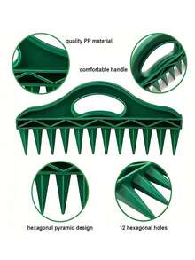 1pc Soil Auger Tool, Gardening Seeding Spacing Tool, Suitable For Agricultural Land, Vegetable Planting, Agricultural Harrow - B - View 6