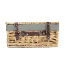Red Hamper Cesta de picnic de mimbre color crema de 40 cm - Gris - Ver 4