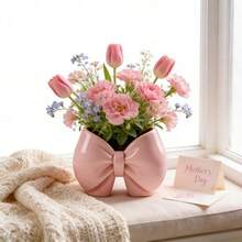 Khuôn chậu hoa hình nơ