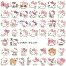 50 miếng dán hoạt hình dễ thương - Thích hợp cho nhãn dán nhựa mờ chống nước, dùng được cho máy tính xách tay, điện thoại và sổ tay - Nhãn dán tự dính, có thể tái sử dụng, hình dạng bất đối xứng, nhãn dán trang trí máy tính bảng, quà tặng tiệc tùng, quà tặng lễ hội dành cho người hâm mộ. - Nhiều màu - Xem 2