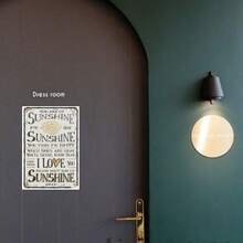 Love In The Sunshine, Wooden Plaque, Unique Sign, Miracle In The Home - Multicolor - View 6