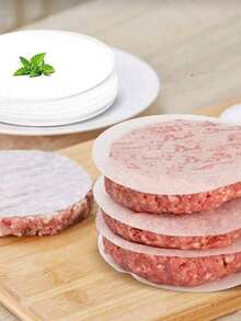 100pcs/4.33 Inch Non-Stick Food Paper, Baking Paper, Grease-Proof Paper, Oil-Isolating Paper, Suitable For Kitchen, Restaurant, Hamburgers, Beef Patties, Frozen Foods, Homemade Pies, Baked Goods, Baking Tray Liners, Food Pads - View 6