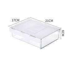 1pc Transparent Drawer Organizer, Suitable For Stationery, Cosmetics, Office Desk, Student Desk, Computer Desk, Wall-Mounted Design - Upgraded Version - View 13