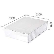 1pc Transparent Drawer Organizer, Suitable For Stationery, Cosmetics, Office Desk, Student Desk, Computer Desk, Wall-Mounted Design - Upgraded Version - View 18
